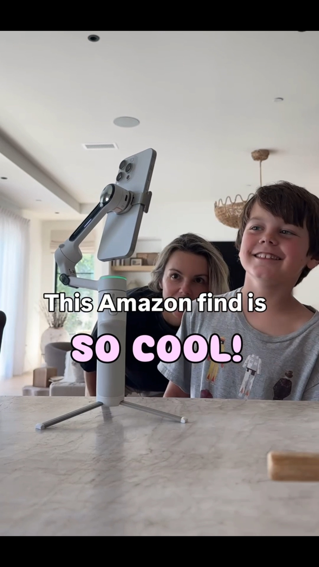 This Amazon find is so cool! It’s a phone stand that tracks your movement and captures candid moments with family. A great gift idea!

#LTKKids #LTKHome