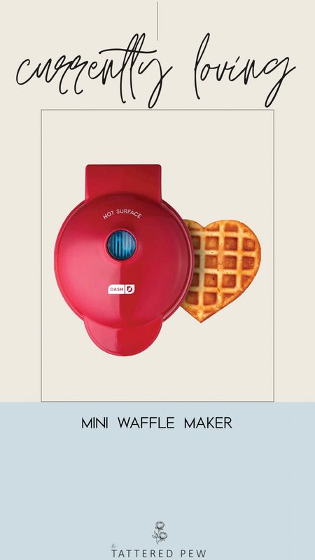 Here is a super fun Amazon find for you this fine Friday! This adorable mini heart waffle maker is perfect for a Valentine's Day breakfast (or even a packed lunch!) You could make heart shaped waffles, hash browns, and more!

#LTKfind #competition

#LTKFind #LTKSeasonal #LTKhome