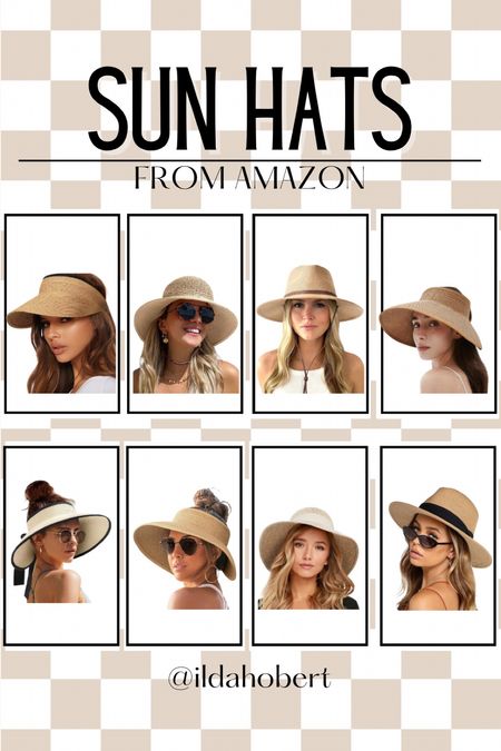 Sun hats from Amazon!☀️

Amazon fashion, sun hats, hats, beach, pool, summer fashion, vacation, resort wear

#LTKFindsUnder50 #LTKStyleTip #LTKTravel