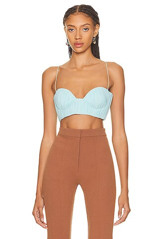 Preston Ruched Cup Bra Top | FWRD 