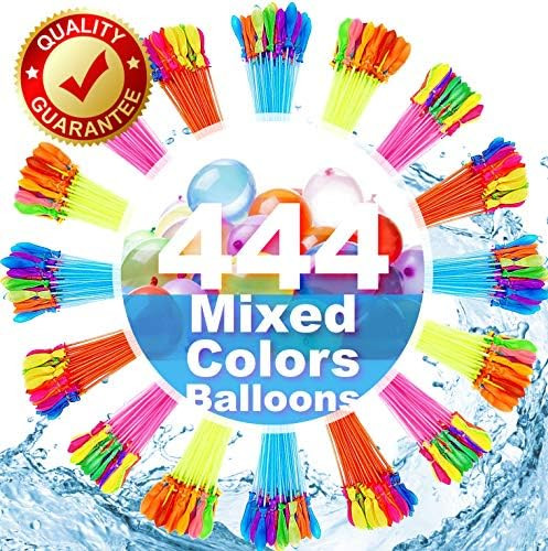 FEECHAGIER Water Balloons for Kids Girls Boys Balloons Set Party Games Quick Fill 444 Balloons 16... | Amazon (US)