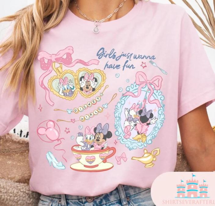 50% off! Disney Minnie Daisy Summer Shirt, Girls Just Wanna Have Sun, Disney Besties Shirt, Disneyworld Shirt, Disney Summer Shirt 

 