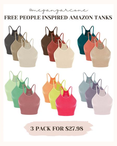 In LOVE with these tanks!

Amazon finds | Amazon style | Free People dupe | tanks | workout tanks | affordable fashion | casual style | casual outfit ideas | spring tanks 

#LTKtravel #LTKFind #LTKswim