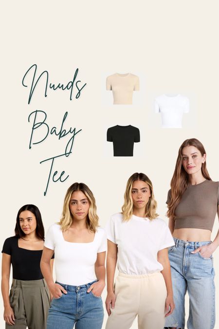 Check out Nuuds new tops! Pair their baby tee, everyday t-shirt bodysuit, or square neck bodysuit with jeans and sneakers for the perfect summer styles!

#LTKU #LTKSeasonal #LTKstyletip