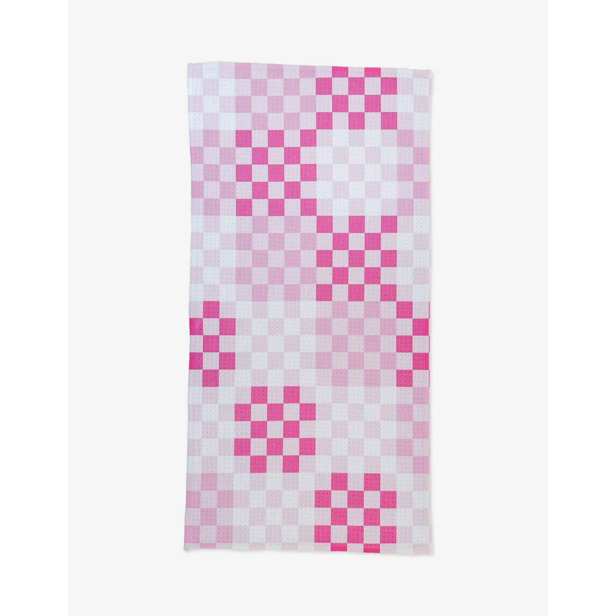 Pink Checkered Geometry Mini Towel | Target
