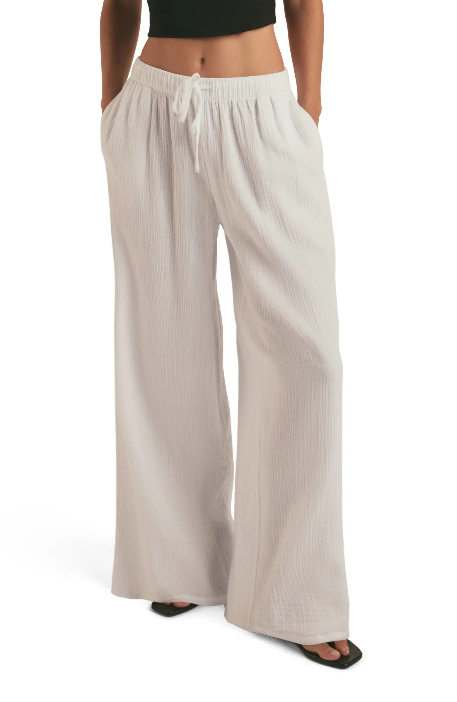 Favorite Daughter The Slip It On Wide Leg Pants | Nordstrom | Nordstrom