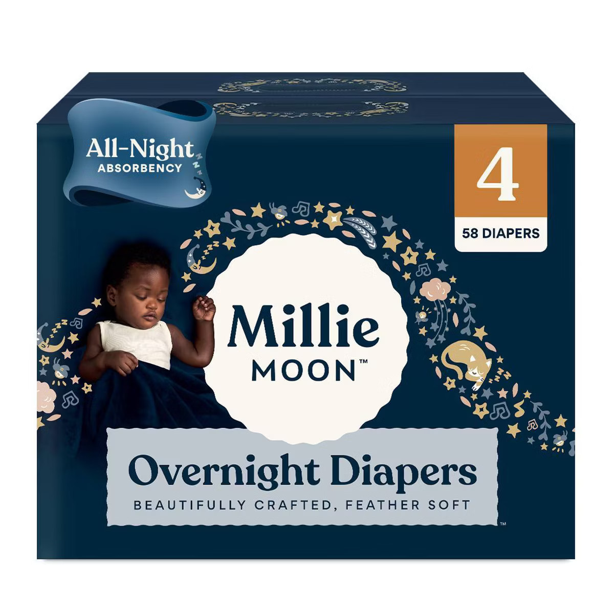 Millie Moon Disposable Overnight Diapers | Target
