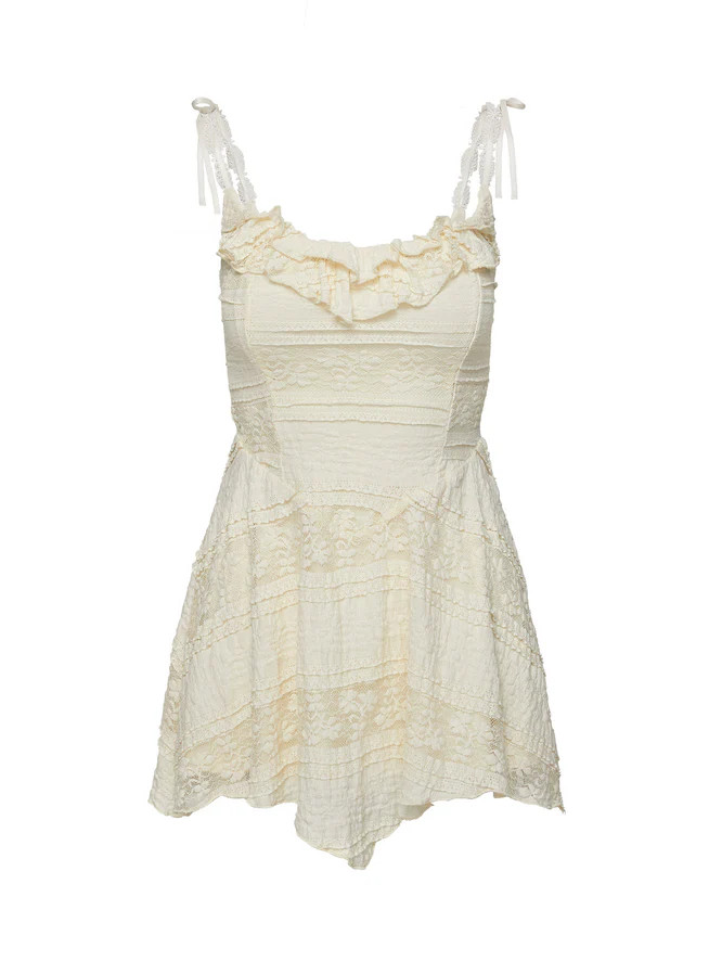 Dwyer Mini Dress Cream | Princess Polly US