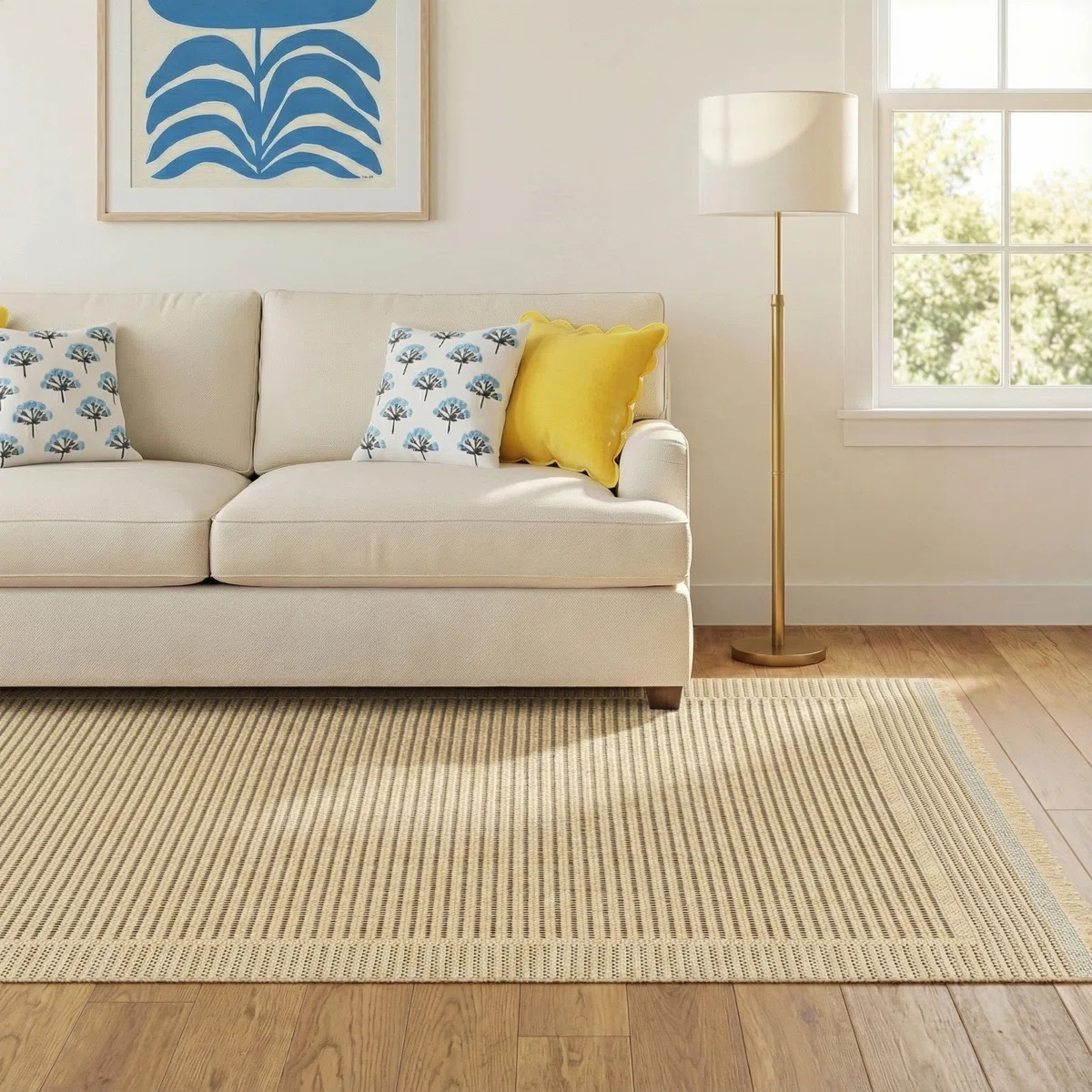 Abbie Striped Indoor / Outdoor Rug | Wayfair North America