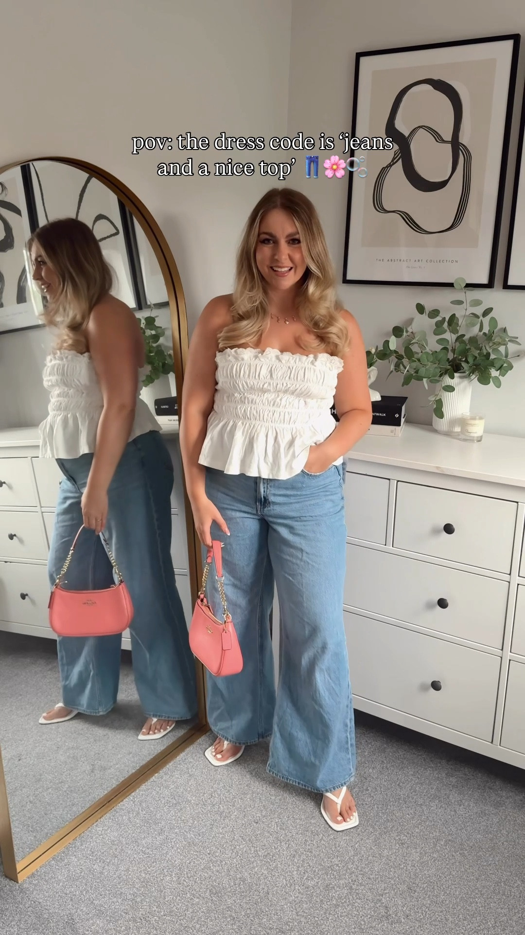 pov: the dress code is ‘jeans and a nice top’ ✨midsize edition✨

#LTKStyleTip #LTKSeasonal #LTKMidsize