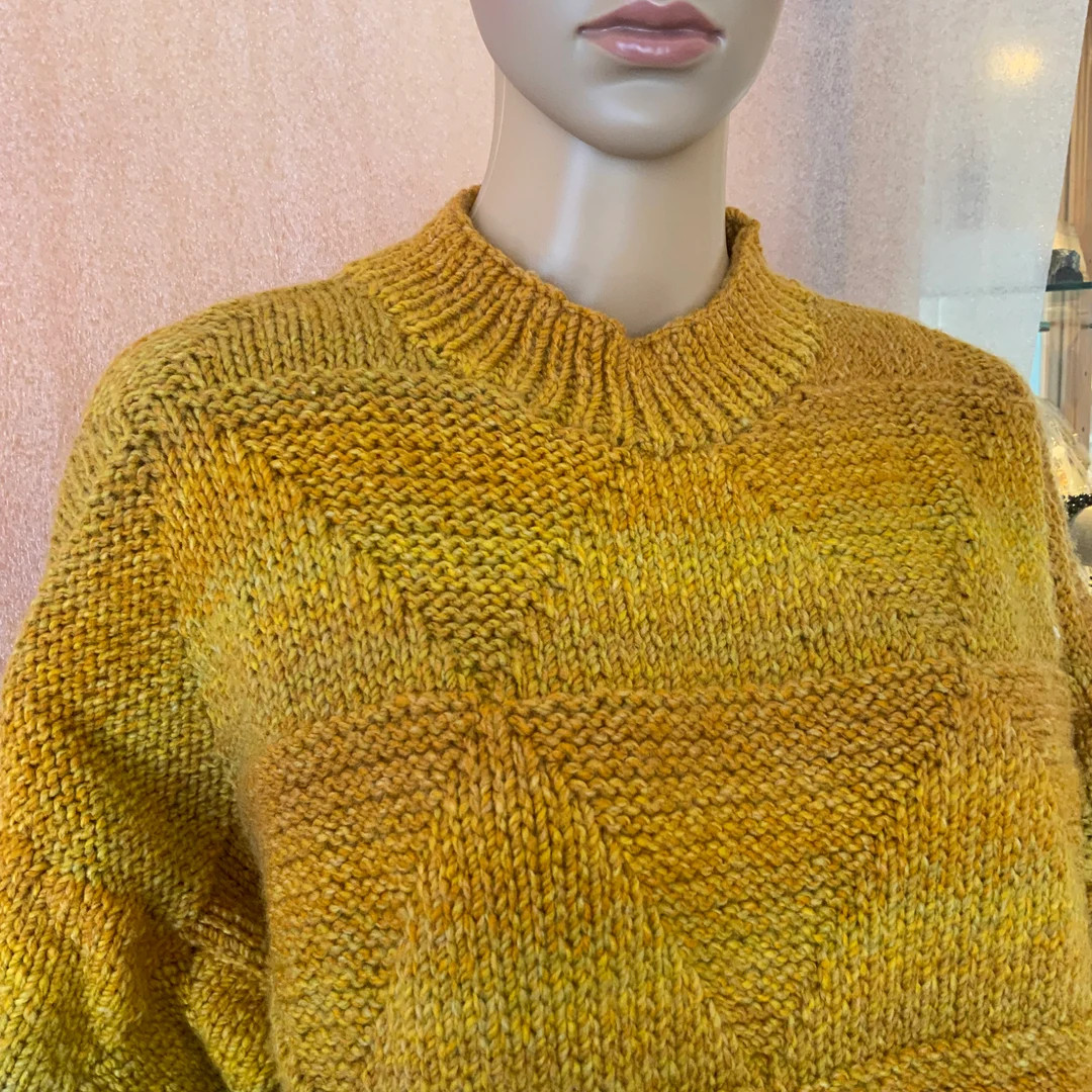 Sports Pullover Triangles Hand Knitted - Etsy | Etsy (US)