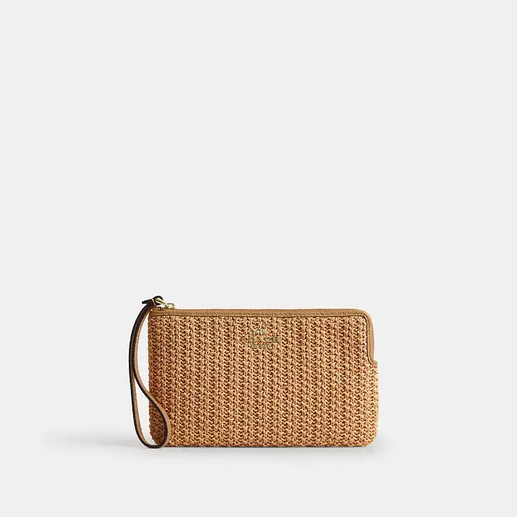 Large Corner Zip Wristlet | Coach (US)