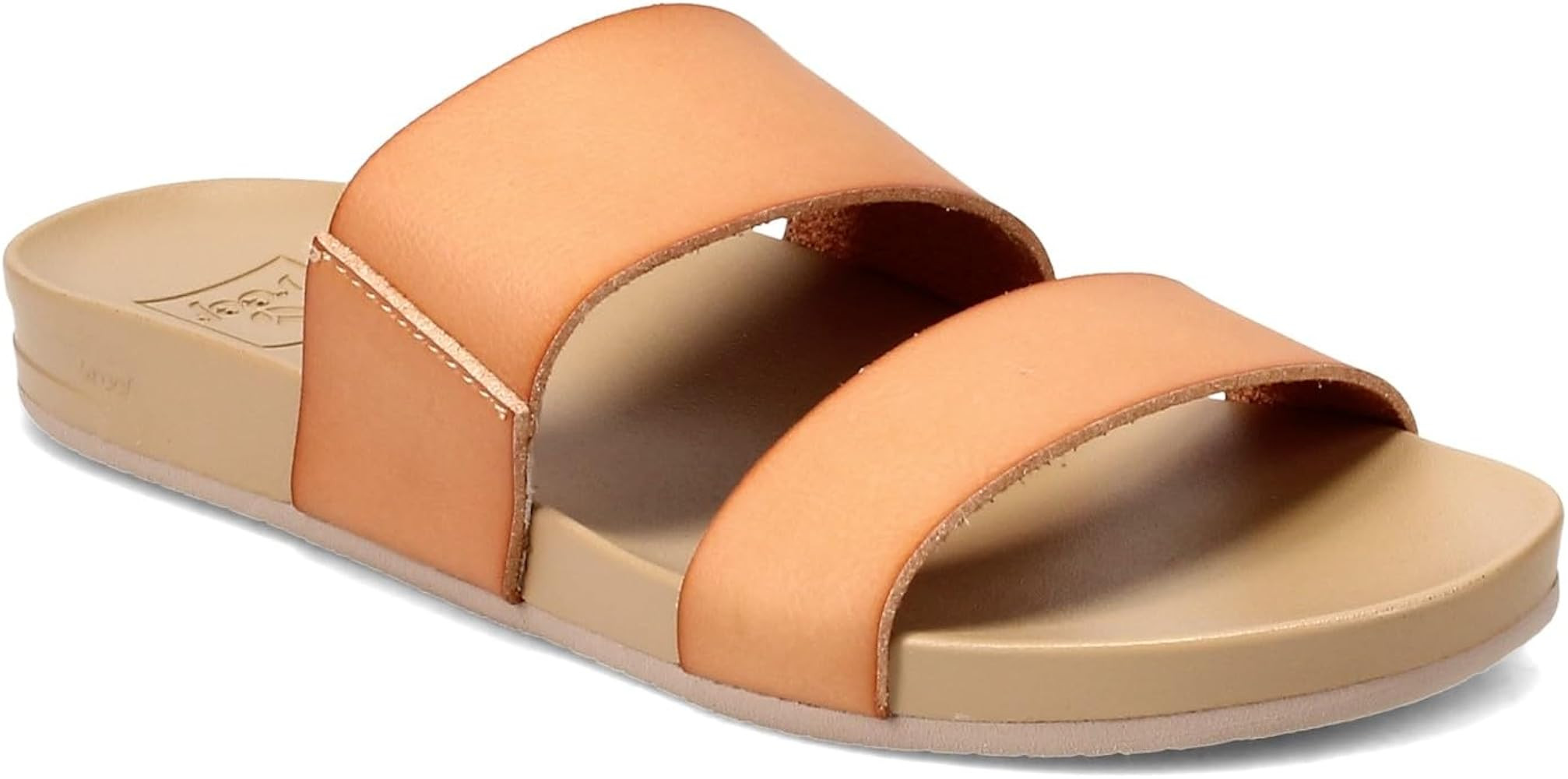 REEF Cushion Vista Women's Fashion Slide Sandal, Vegan Leather Strap, Ultra Soft Cushion Footbed | Amazon (US)