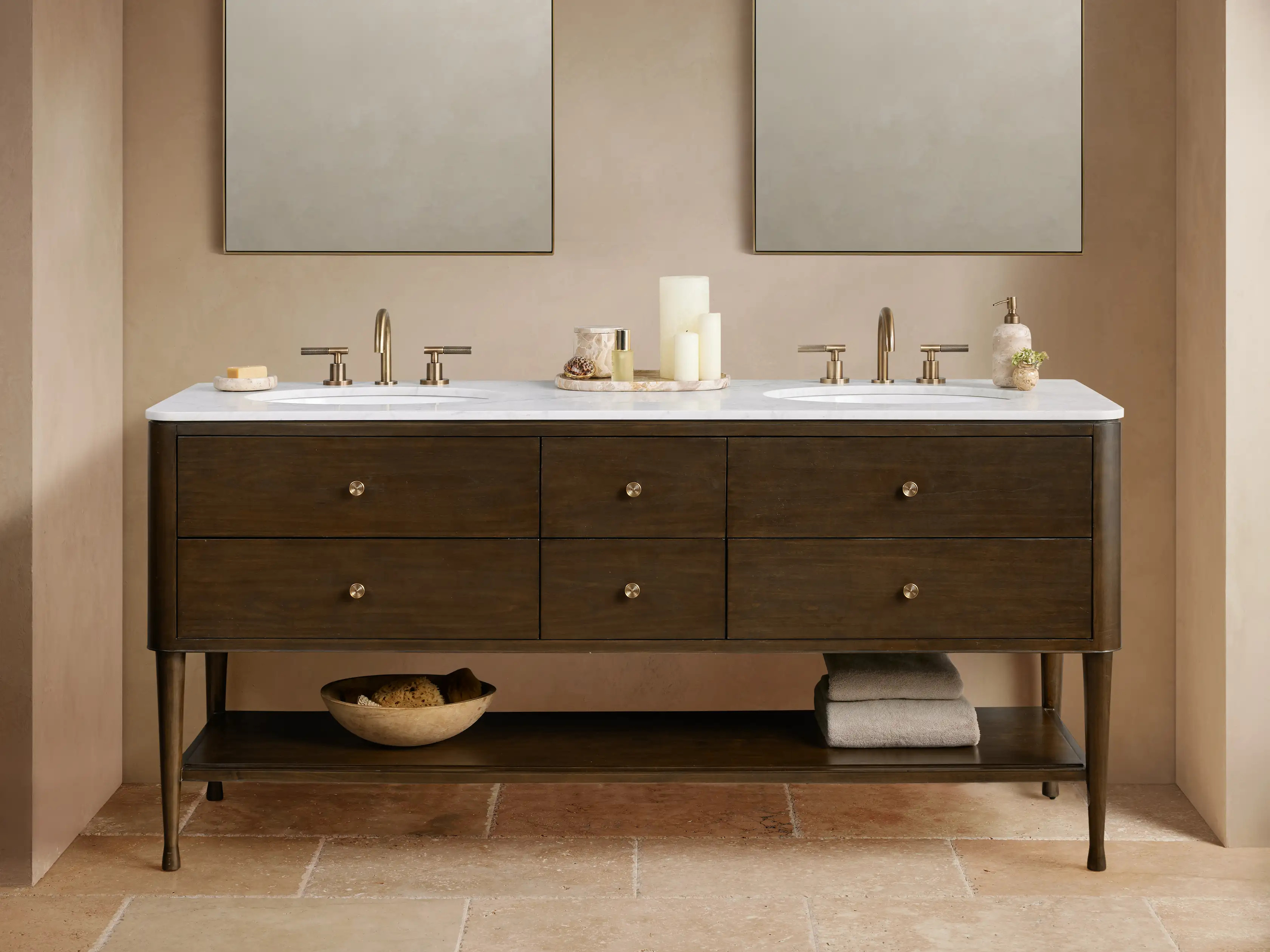 Laurent Double Vanity | Arhaus