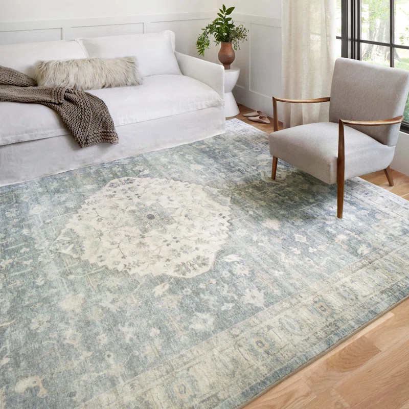 Performance Denim/Fog Rug | Wayfair North America
