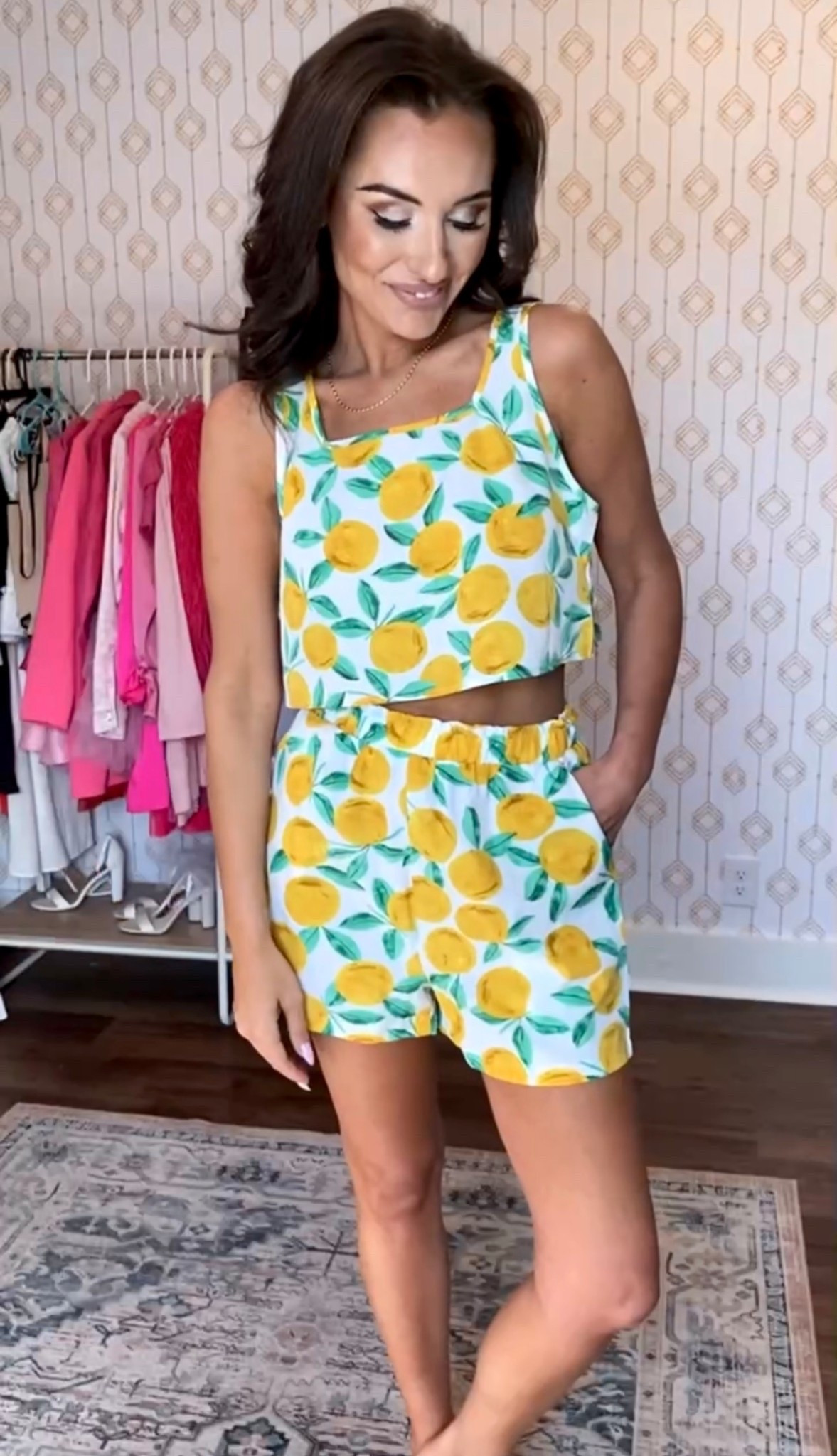 This cutie lemon set is so comfy, lightweight and fun for spring and summer. I love it for travel, pool days or brightening up everyday! This one is sold out but I found a few in the same print! 


#LTKootd #LTKMothersDay #LTKgrwm