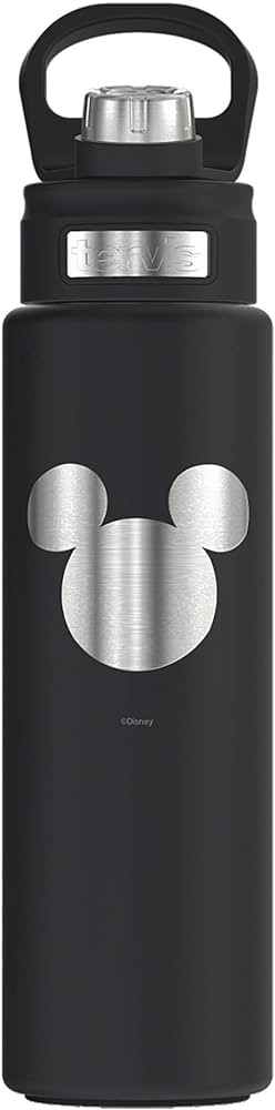 Tervis Disney - Mickey Silhouette Black Triple Walled Insulated Tumbler Travel Cup Keeps Drinks C... | Amazon (US)