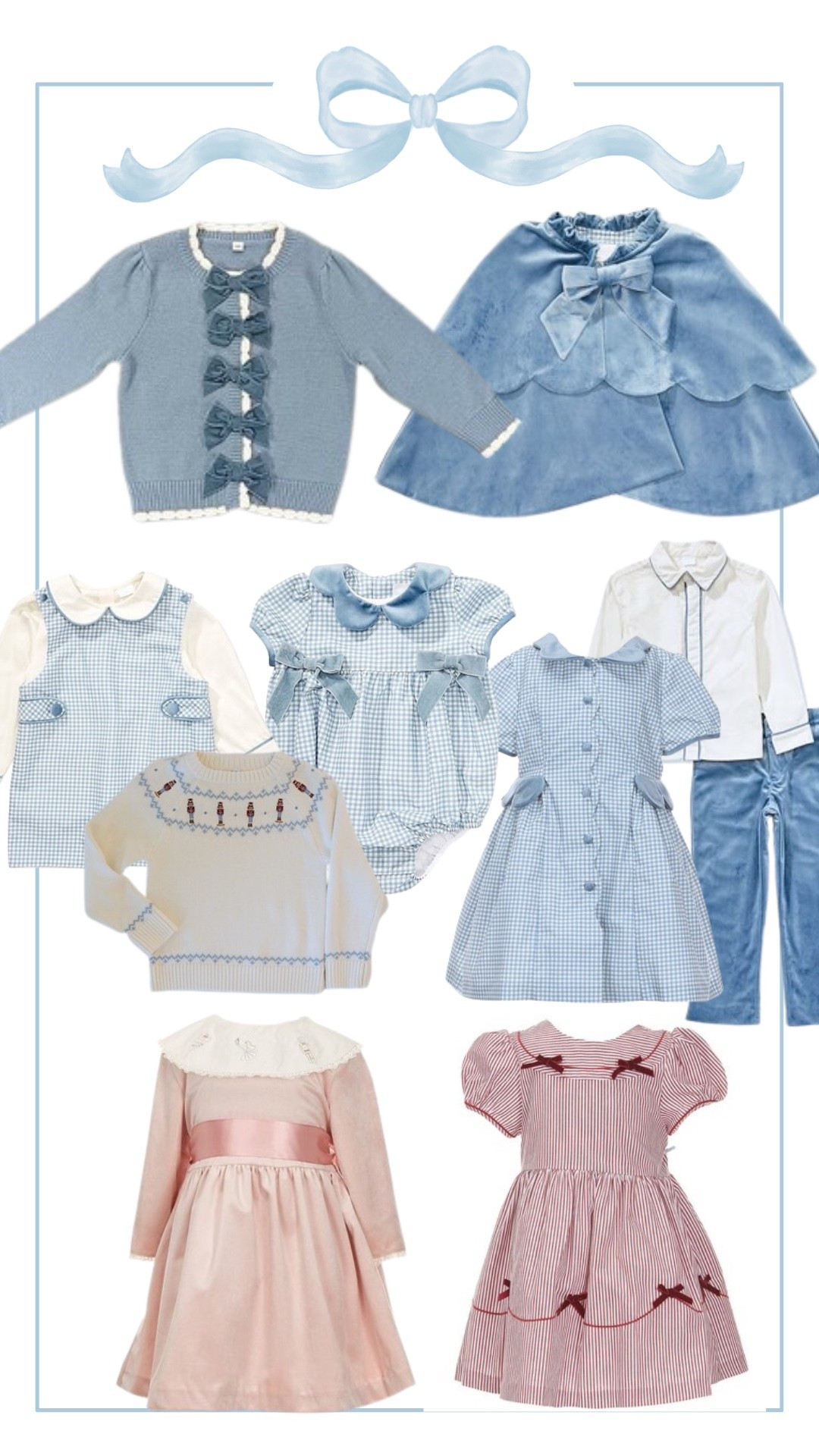 the loveliest holiday collection!! I adore the blue cape and bow sweater - absolute holiday must!!! 