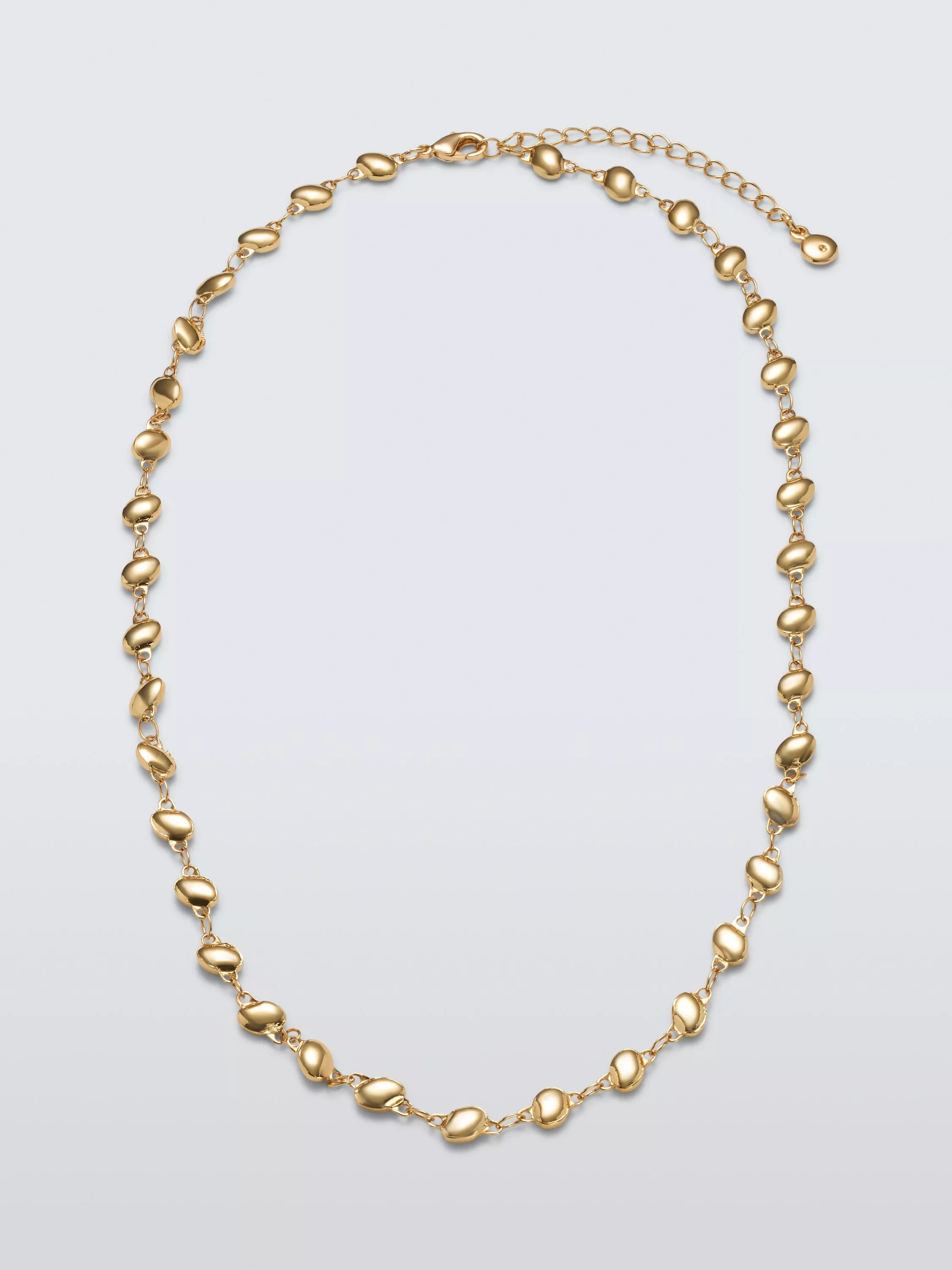 John Lewis Dainty Nugget Adjustable Plated Necklace | John Lewis (UK)