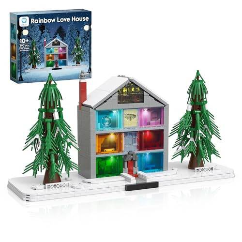 Sillbird Lover House Building Sets for Women &amp; Girls, Buildable Model Kit with Led Light for Home Décor, Birthday Ideal Gift Toy for Adult, Girlfriend, Wife(990 Pieces) | Amazon (US)