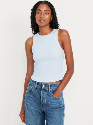 Snug Crop Tank Top | Old Navy (US)