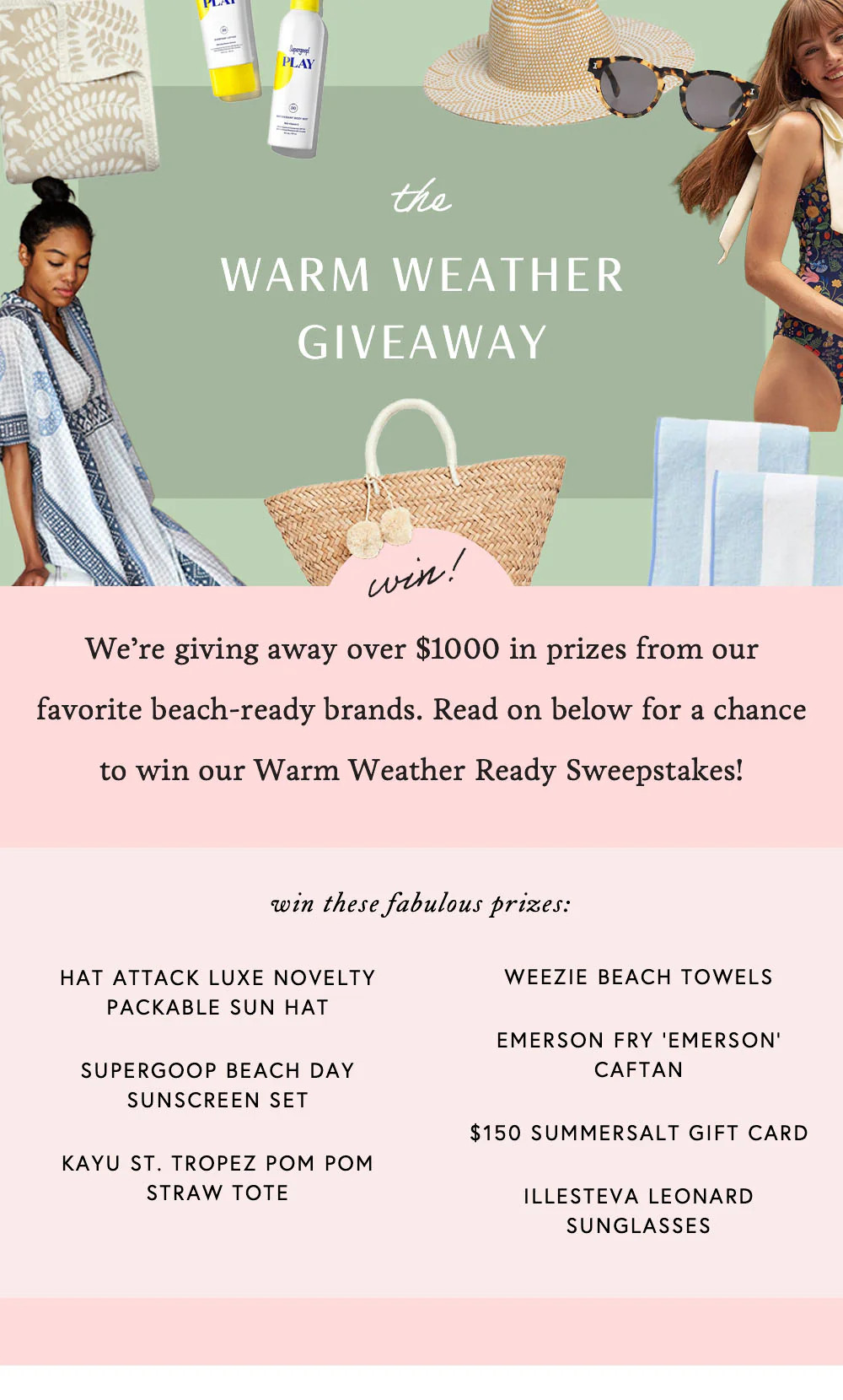 Warm Weather Ready Giveaway – ChappyWrap | ChappyWrap
