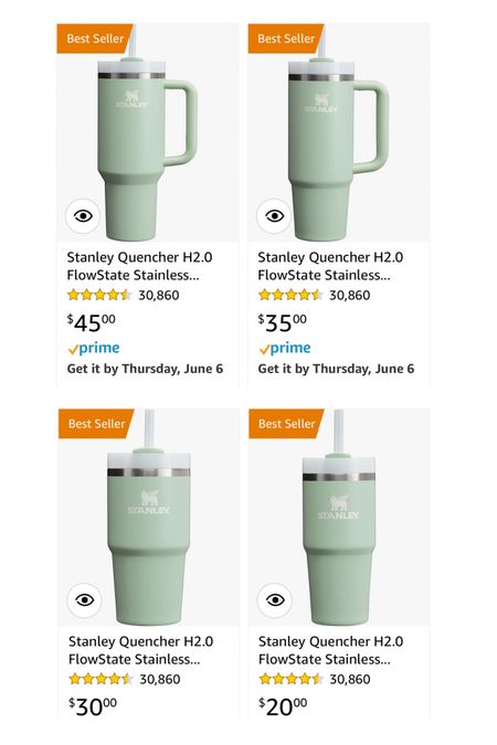 What are you waiting for? The Stanley MATCHA Quencher H2.0 collection starts at only $20! #stanley 
