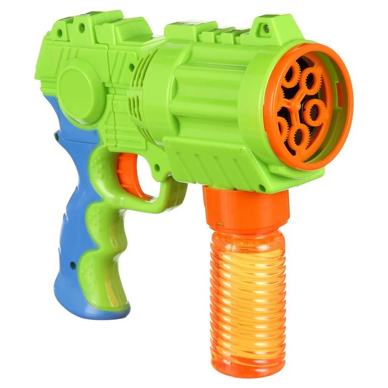 Play Day Bubble Blaster, Green, Battery Operated, Bubble Blowing Toy | Walmart (US)