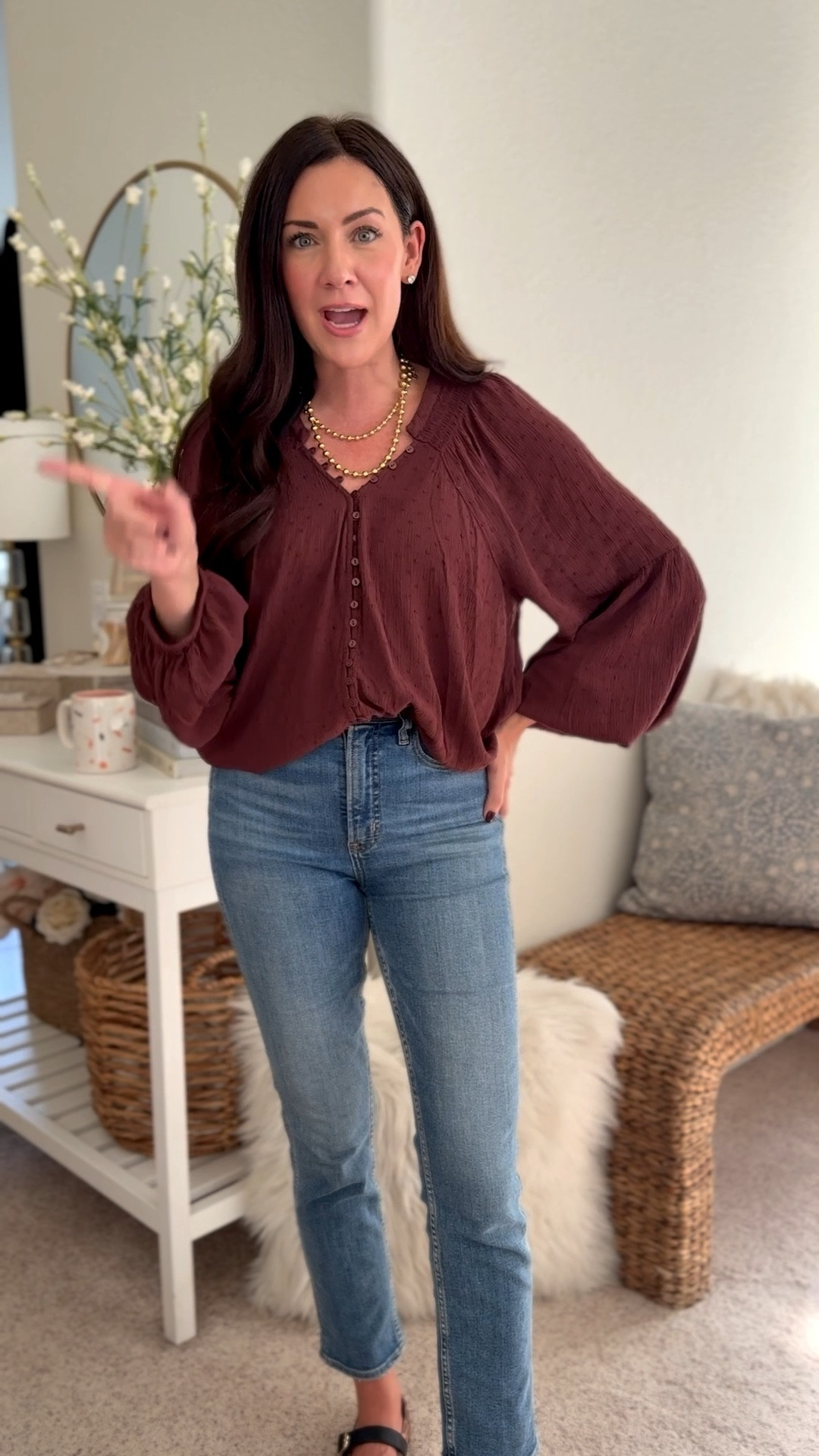 Gap jeans in a 27 regular, run tts
On double sale with code: YOURS 

#LTKSeasonal #LTKSaleAlert #LTKFindsUnder50