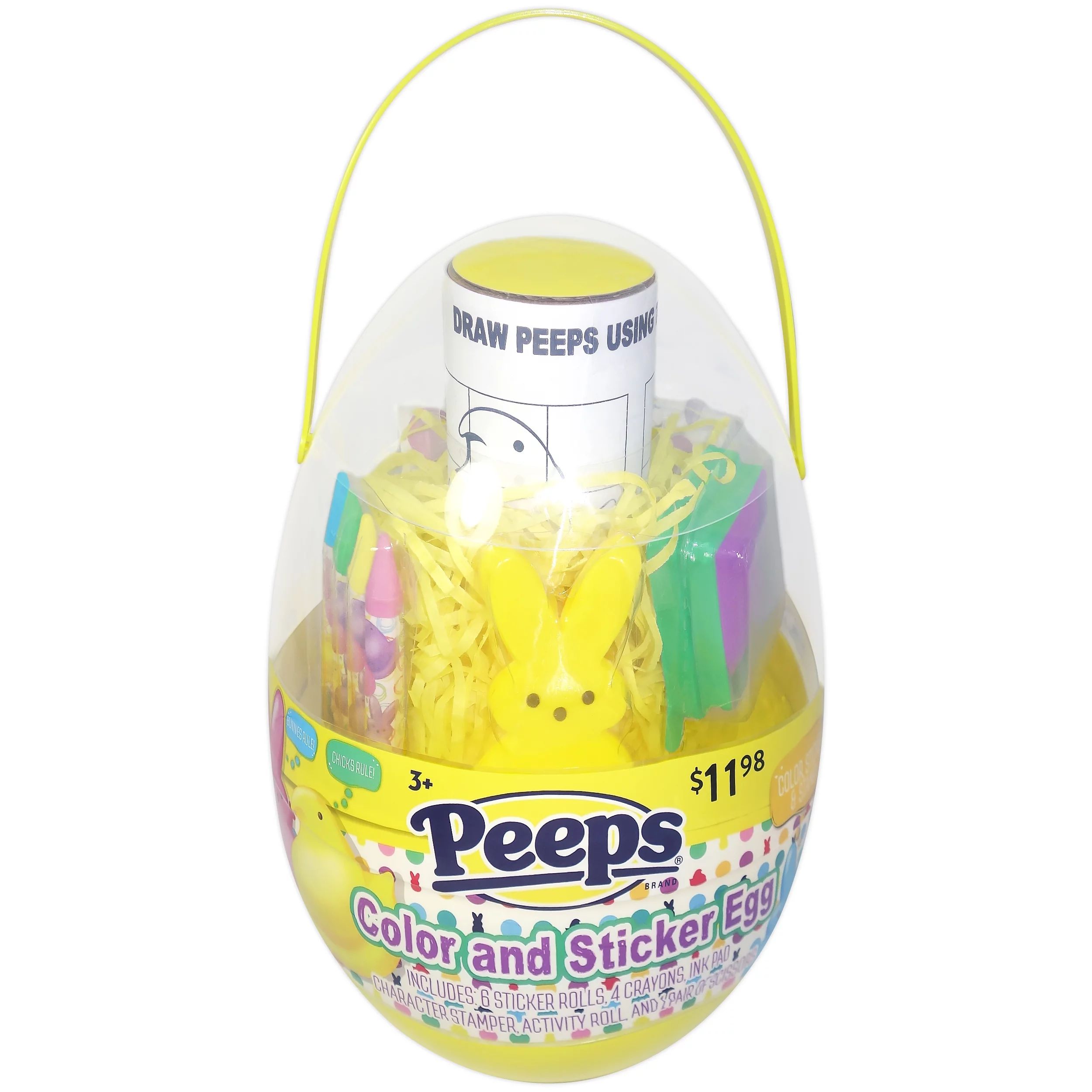 PEEPS Deluxe Egg Activity Art Set, 14 Pieces, Unisex, Children Ages 3 and up | Walmart (US)
