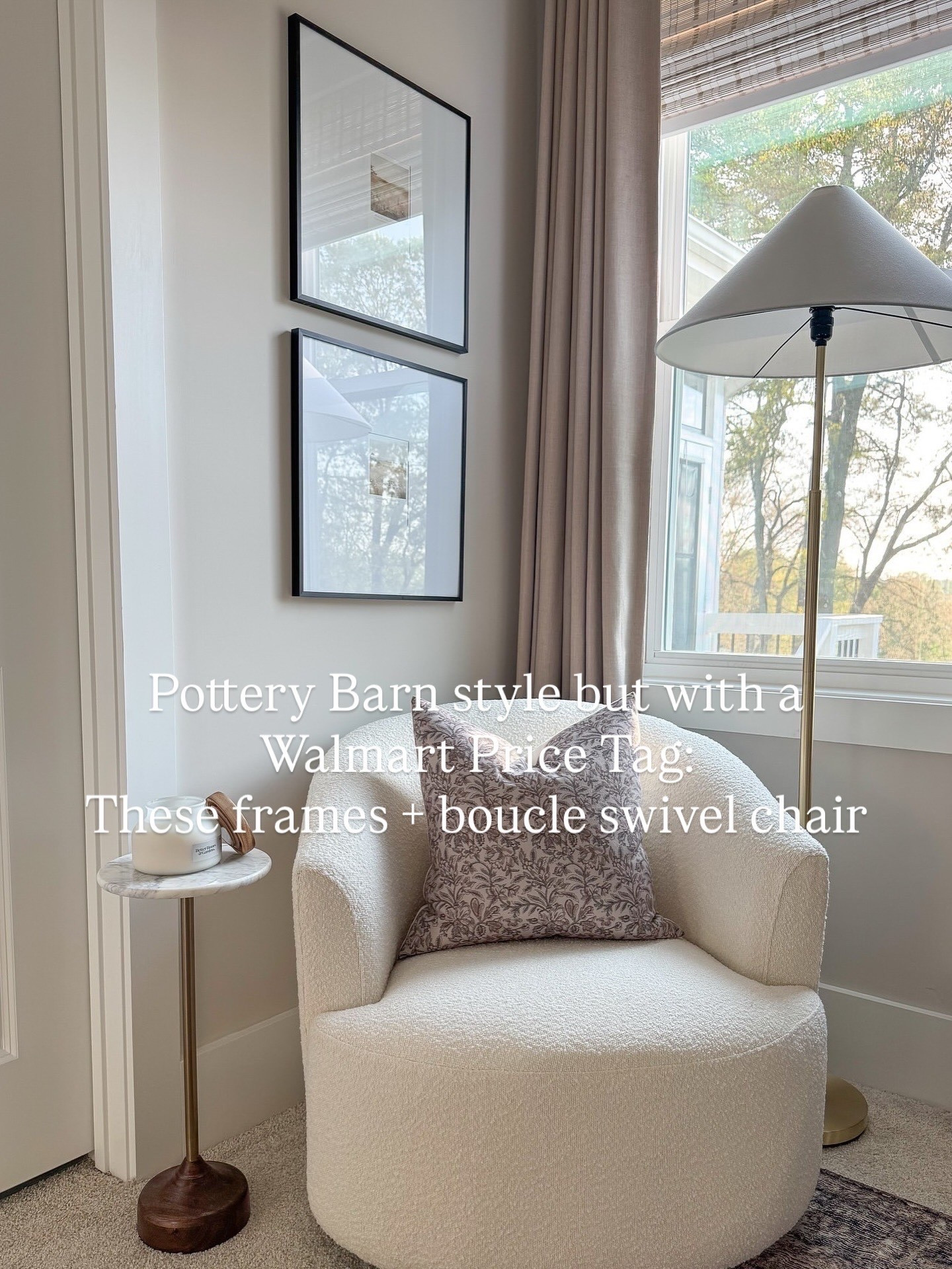 Love this cozy corner! Pottery Barn style with a Walmart Price tag 

#LTKHome