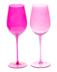 Set Of 2 Barbie Wine Glasses | TJ Maxx