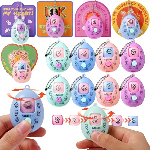 30 PCS Rock Paper Scissors Random Keychain for Boys Girls, kids Valentine Gifts, Valentine Cards ... | Amazon (US)