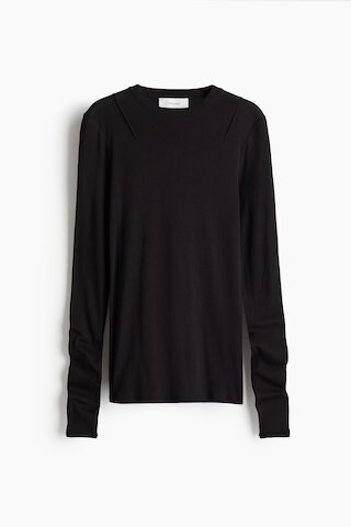 H & M - Pima Cotton Top - Black | H&M (US + CA)