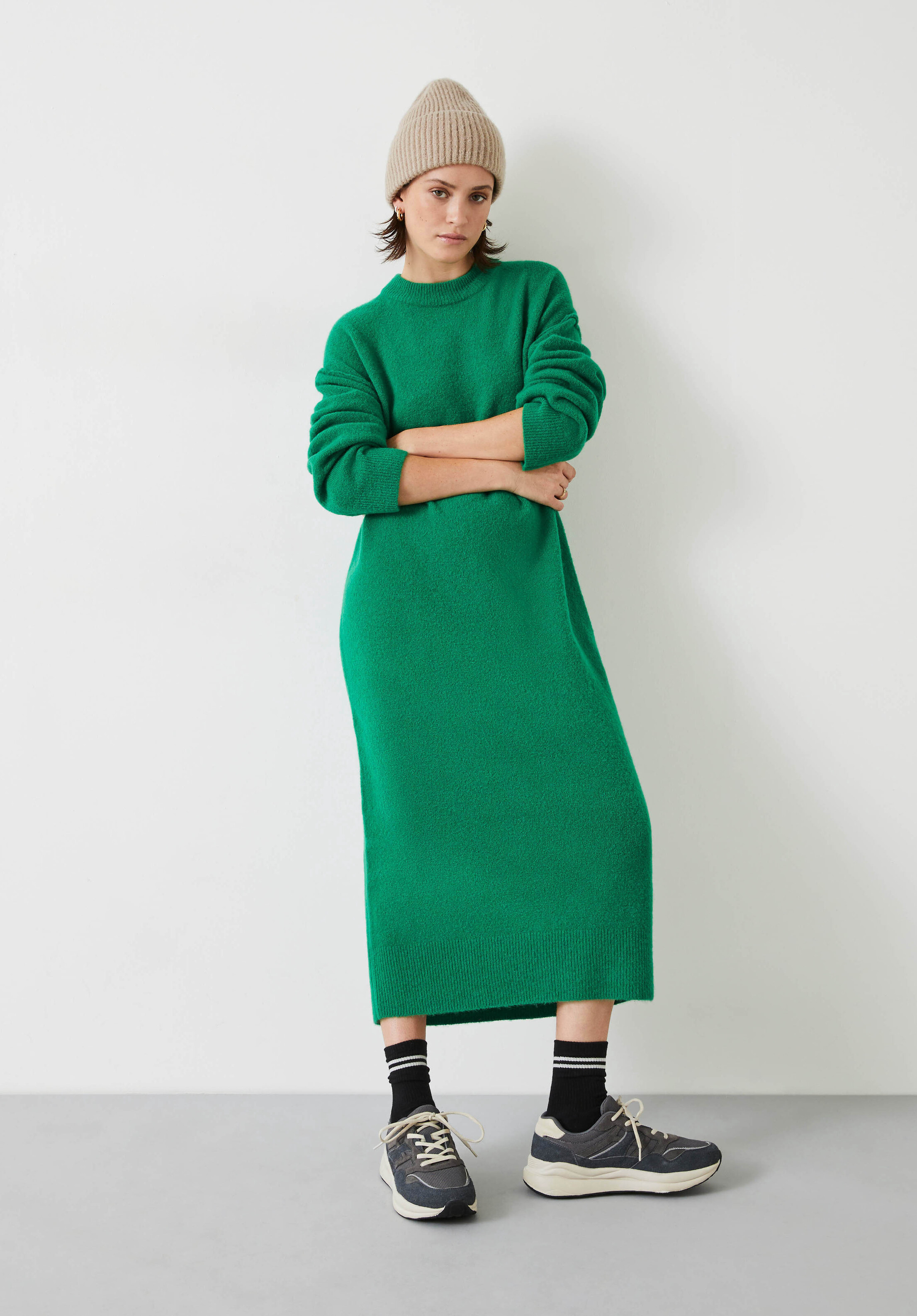 Dalton Wool Blend Jumper Dress | Hush UK