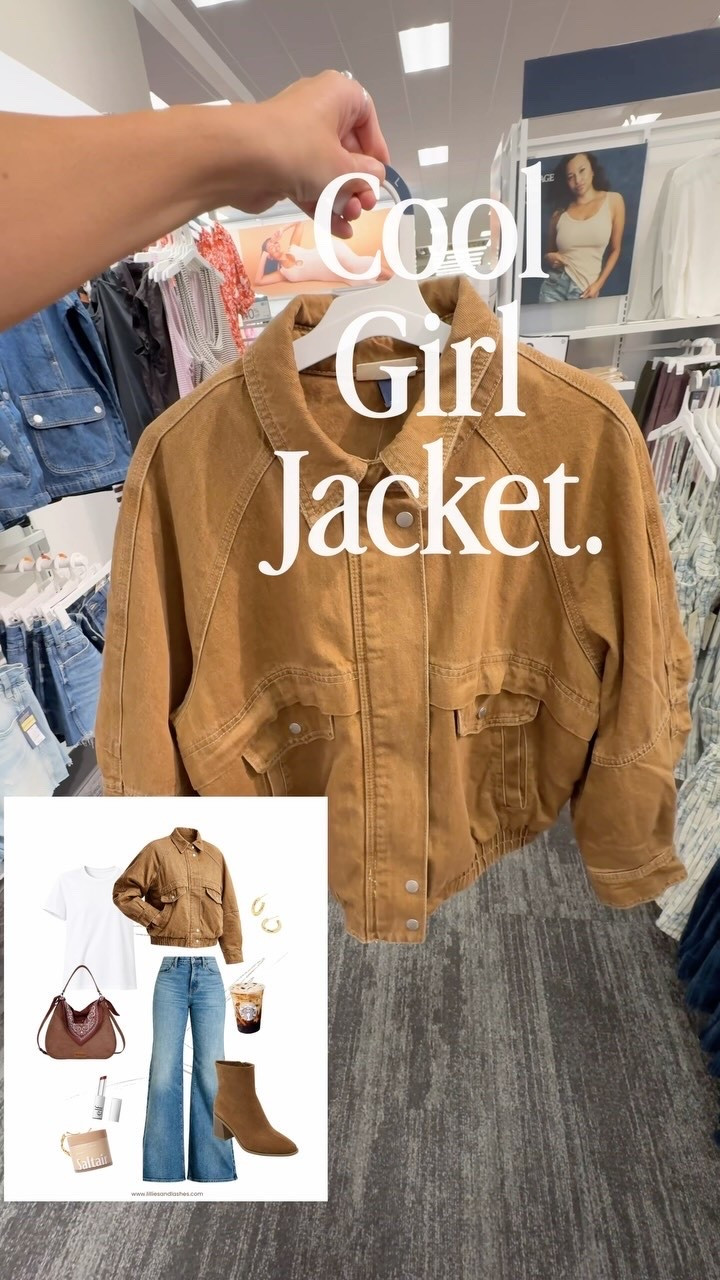 It’s amazing‼️ The quality is so good👌🤎 I can’t believe it’s Target!! Restocked because it already sold out! 😆

Follow and Comment SHOP below to receive a DM with the link to this post on my LTK ⬇ https://liketk.it/6ploy

Denim bomber jacket brown, target jackets