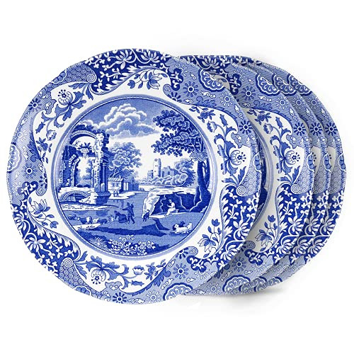 Spode Blue Italian Dinner Plates - Set of 4 (10.5 inch Dinner Plate) | Amazon (US)