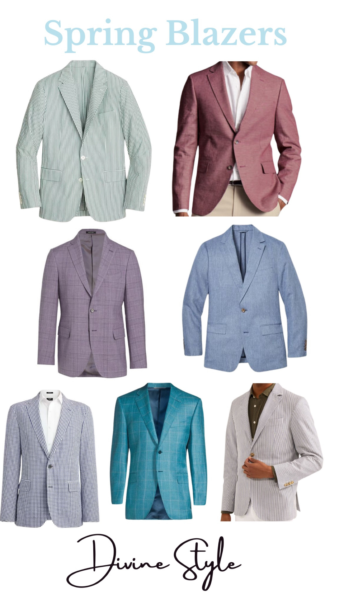 Get ready for spring guys wearing this season’s must-have linen and seersucker blazers. Step up your style from work to weekend wearing these.

#LTKmens #LTKSeasonal