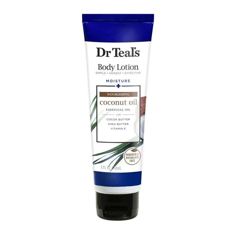 Dr Teal\u2019s Nourish & Protect Body Lotion with Coconut Oil, 24 Hour Moisture, Travel-size, 3 f... | Walmart (US)