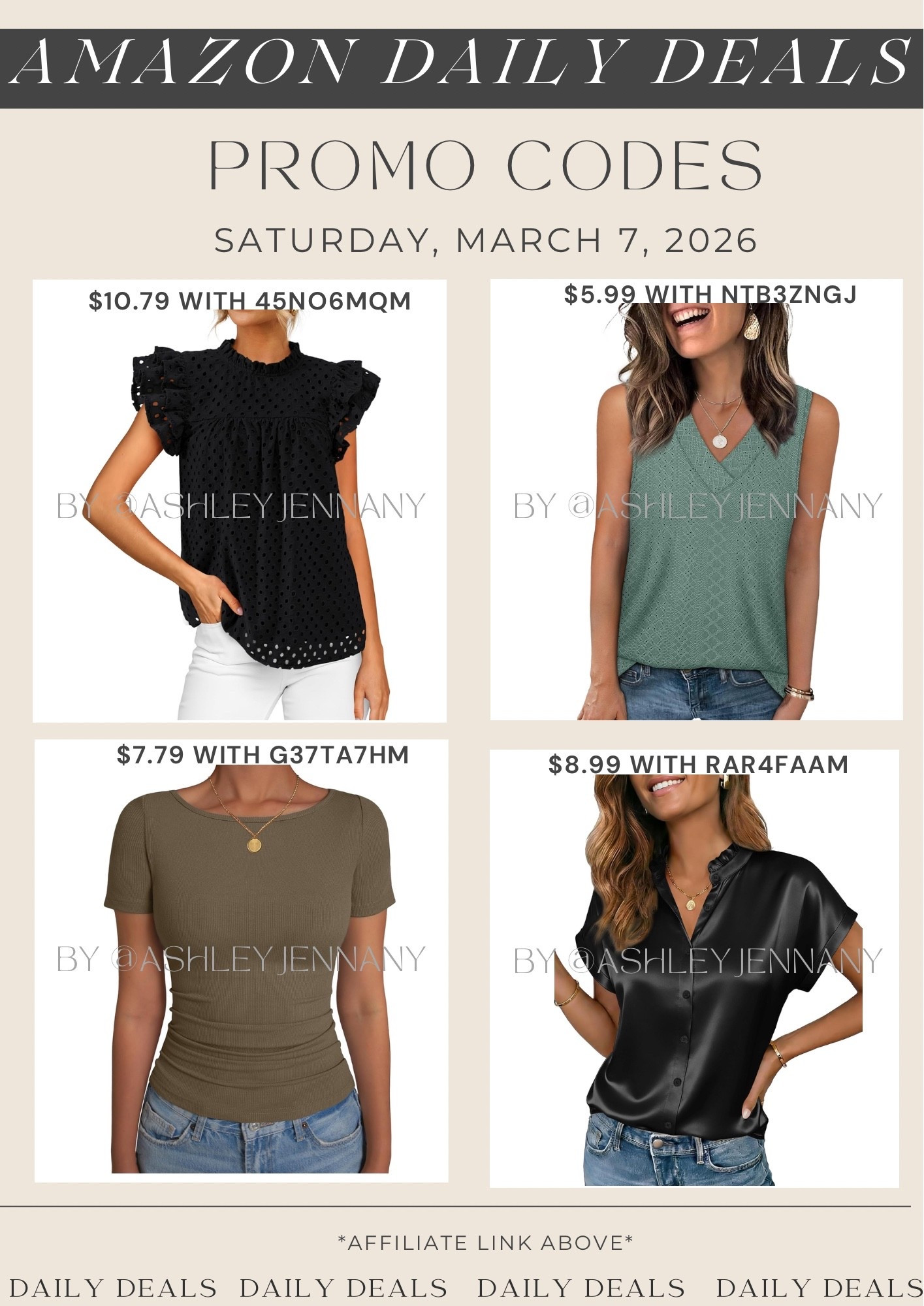 Amazon fashion deals on casual summer tops 

#LTKSaleAlert #LTKSeasonal #LTKMidsize