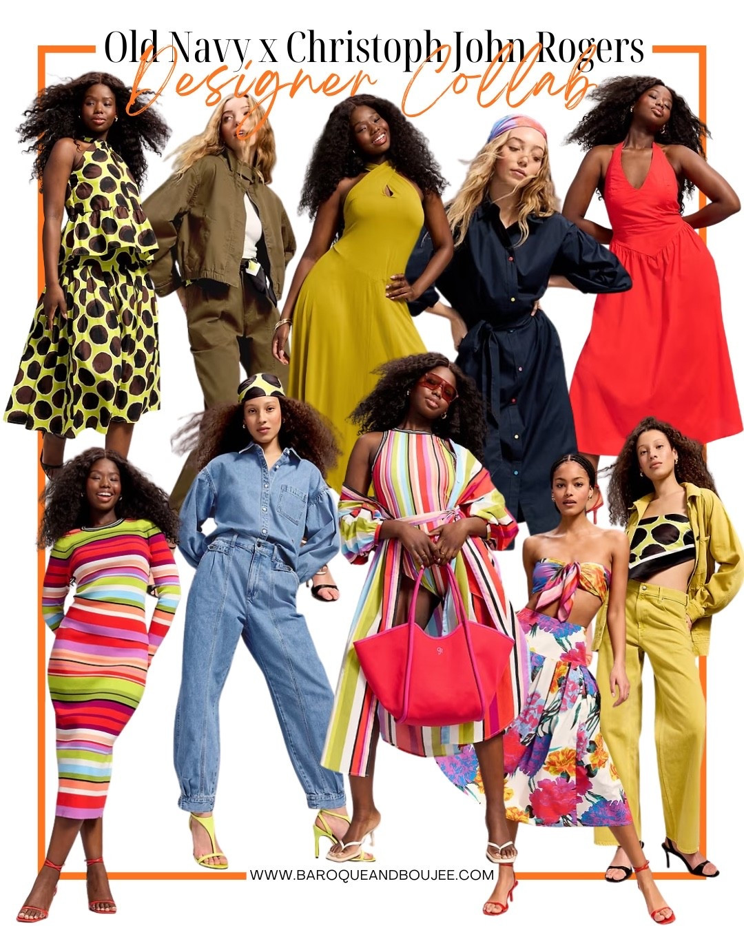 Old Navy x Christopher John Rogers Designer Collab . Colorful dresses, spring dresses, maximalist style, bold style

#LTKMidsize #LTKWorkwear #LTKootd