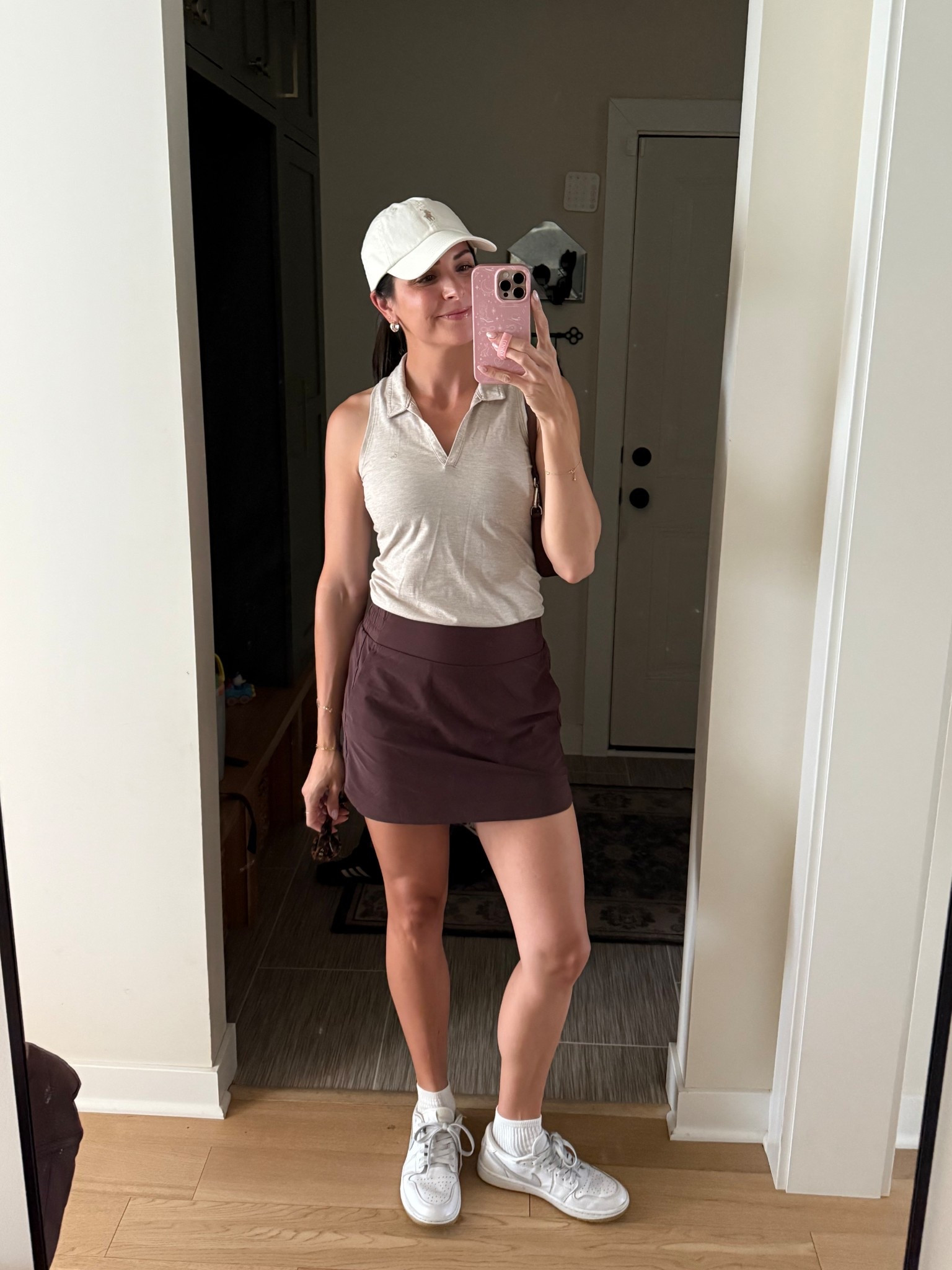 Tonight’s golf outfit ⛳️ 
Tank: similar linked (old TravisMathew) 
Amazon skort: true to size (S) I have this in a couple colors and I love it!! 


#LTKFindsUnder50 #LTKActive #LTKStyleTip