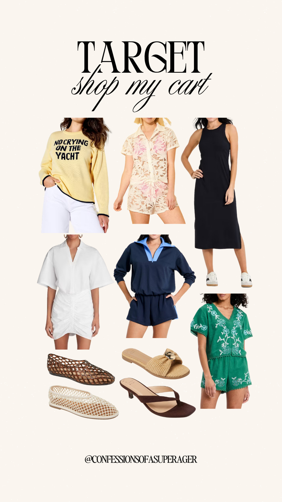 Spring style refresh starts here—sharing everything in my current Target cart featuring effortless everyday outfits, chic summer dresses, matching sets, comfy loungewear, and must-have sandals that elevate your wardrobe without breaking the budget 🤍 from casual basics to vacation-ready pieces, these affordable fashion finds are perfect for building a versatile capsule wardrobe you’ll wear on repeat—tap to shop all my favorites before they sell out! #targetstyle #targetfinds #springfashion #summeroutfits #affordablefashion #capsulewardrobe #everydaystyle #ltkstyle #ltkunder50 #casualchic #styleinspo #ootd #budgetfriendlyfashion 

 

#LTKSeasonal #LTKOver40 #LTKSaleAlert