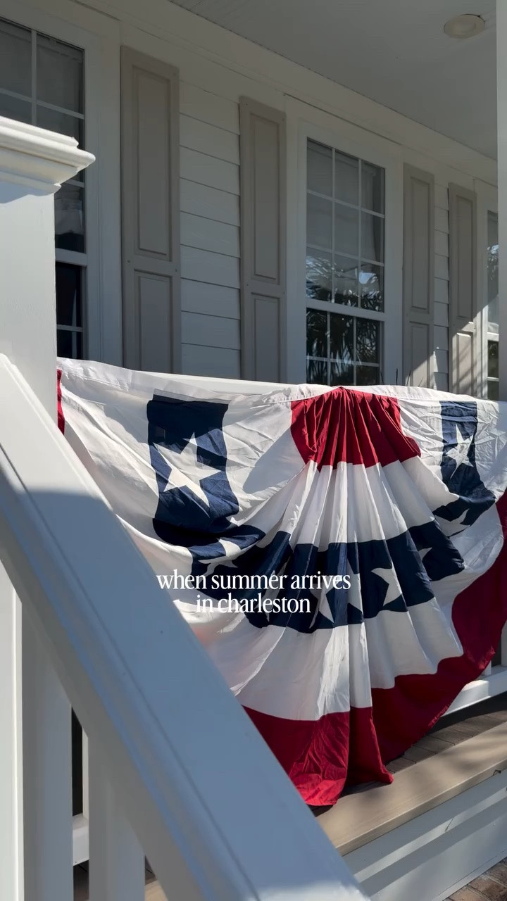 when the days are longer, slower, & warmer… welcoming this new season - comment SHOP for 🔗to these spaces ✨.

#coastalhome #memorialday #southernporch #charlestonsc