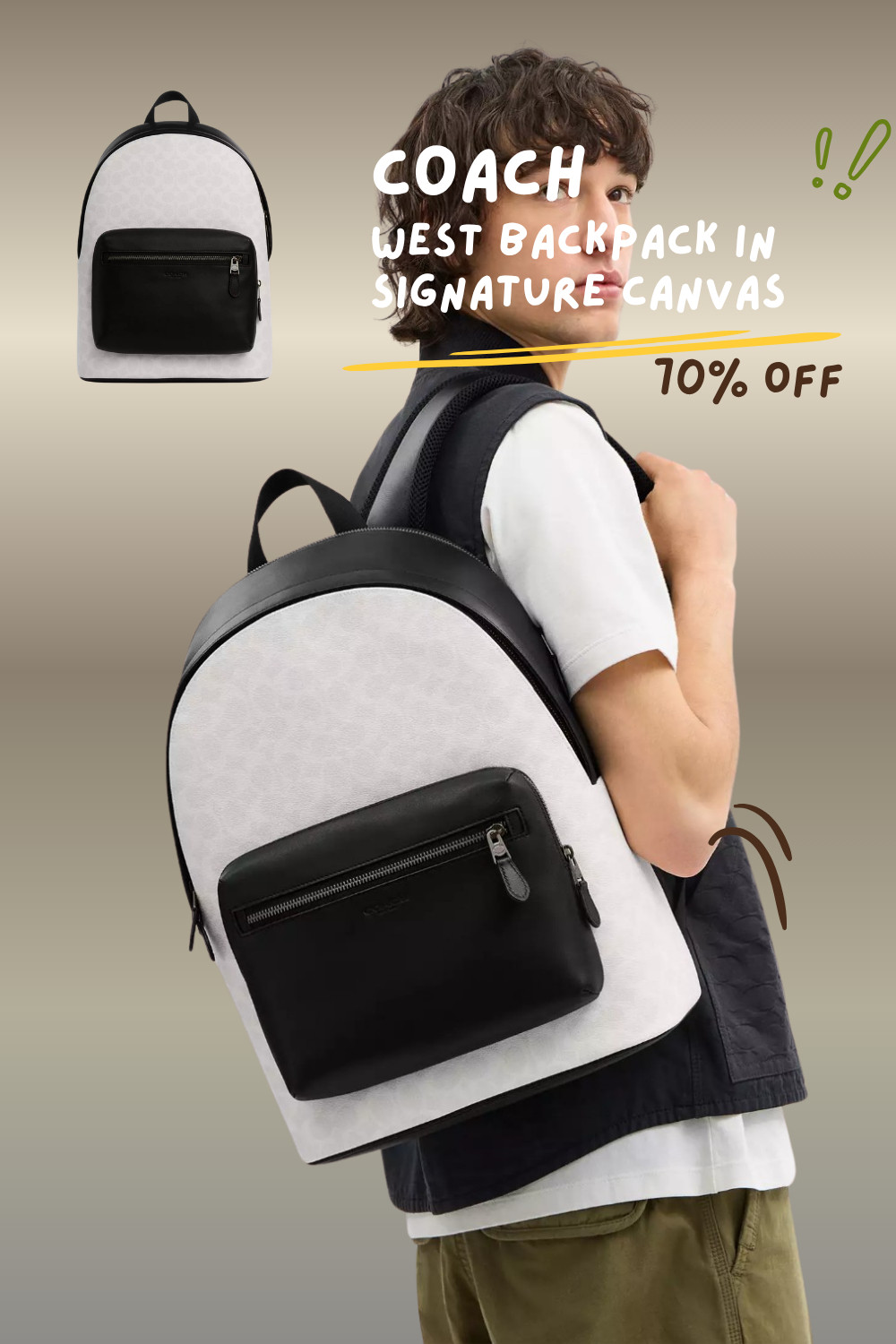 70% OFF Coach West Backpack – Signature Canvas!

The Coach West Backpack in Signature Canvas is currently 70% OFF, which is a great Coach sale deal. This backpack is perfect for work, school, travel, or everyday use. The signature canvas design is classic Coach style, and the backpack is lightweight and practical for daily use. 

 #LTKstyletip #LTKbag #LTKgiftguide