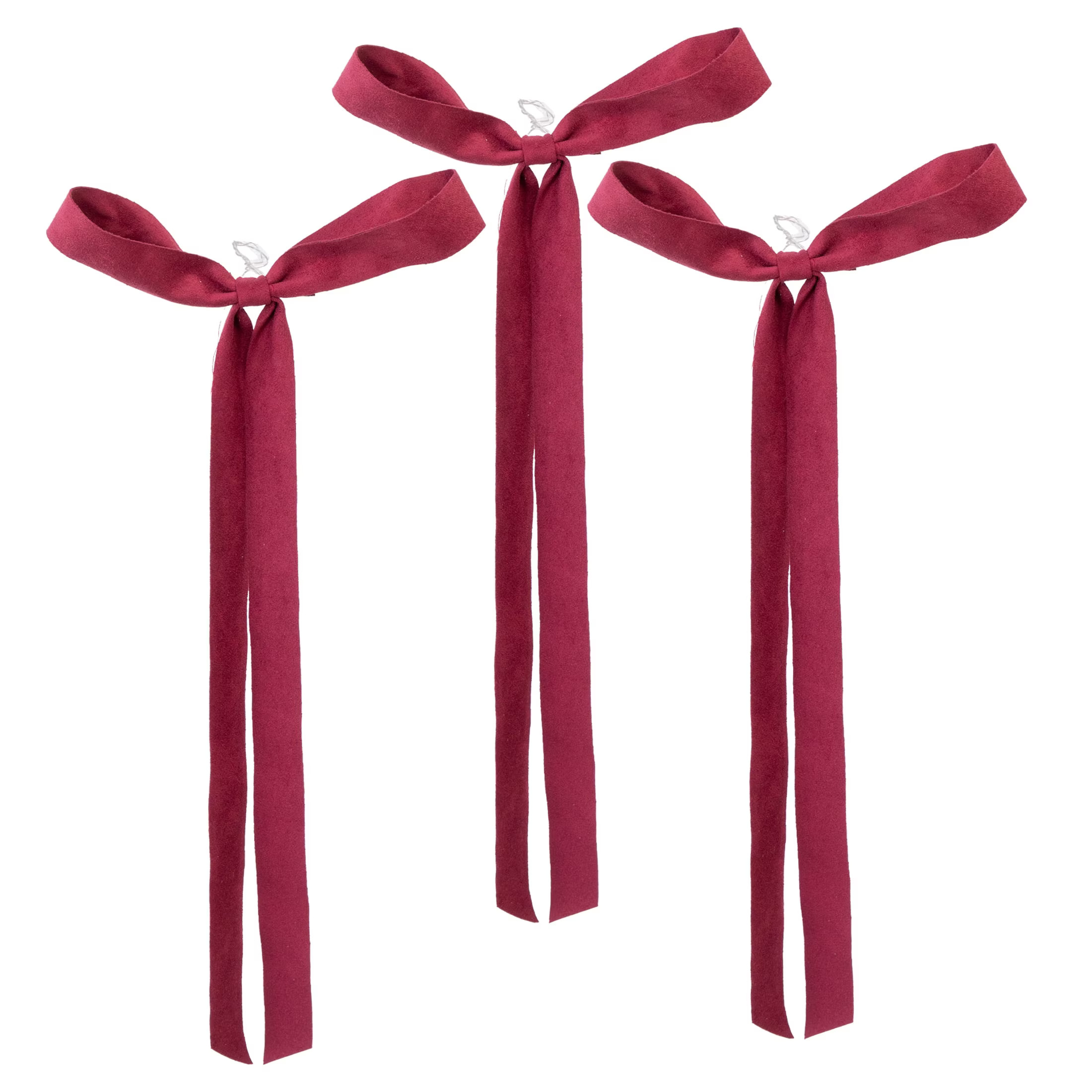 My Texas House Red Decorative Christmas Bows, 17", 3 Count | Walmart (US)