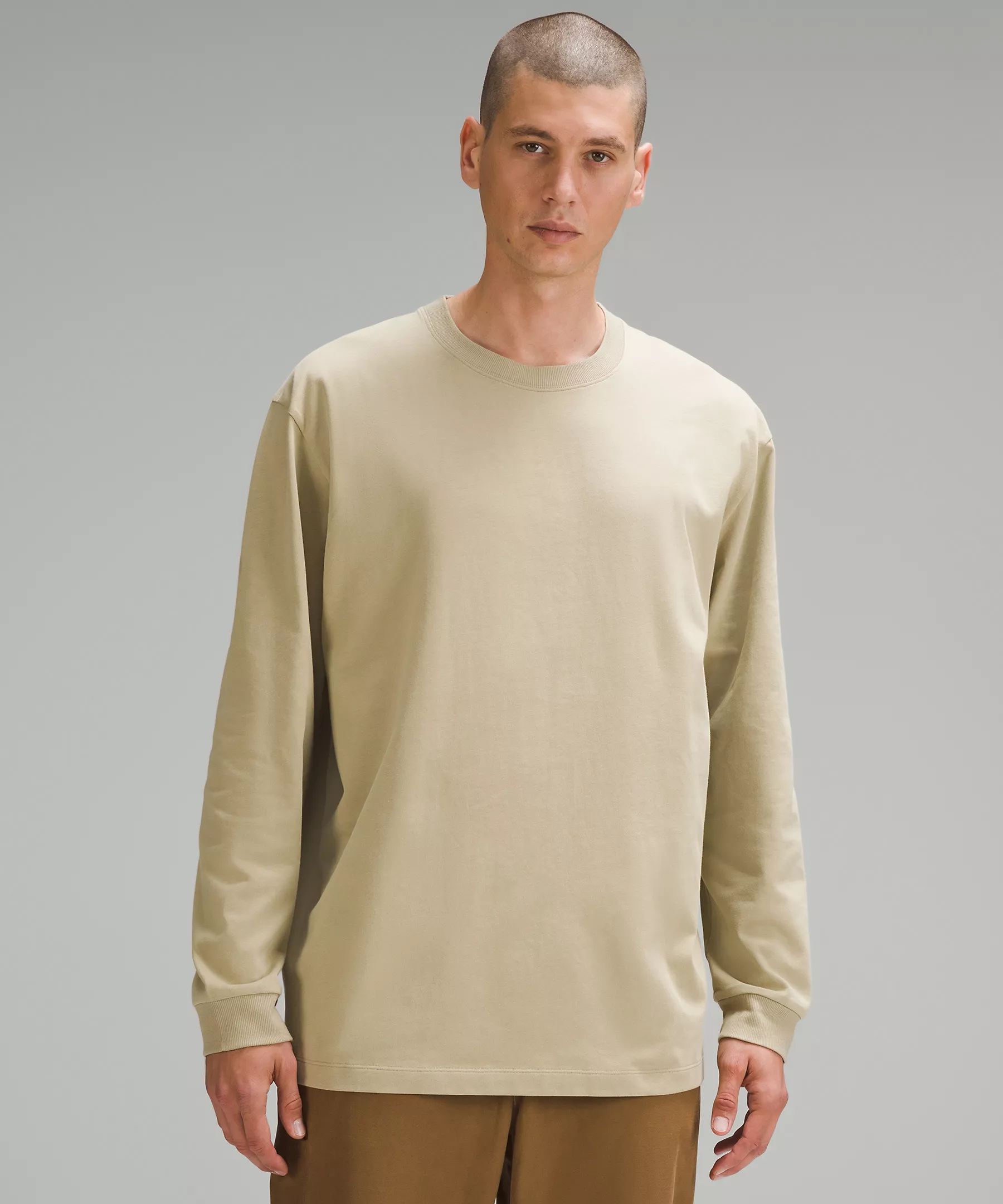 Heavyweight Cotton Jersey Long-Sleeve Shirt | Men's Long Sleeve Shirts | lululemon | Lululemon (US)