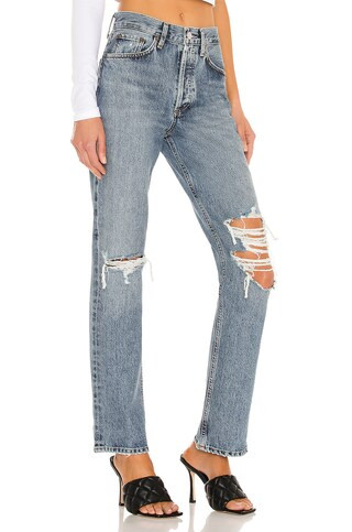 AGOLDE Lana Straight in Backdrop from Revolve.com | Revolve Clothing (Global)