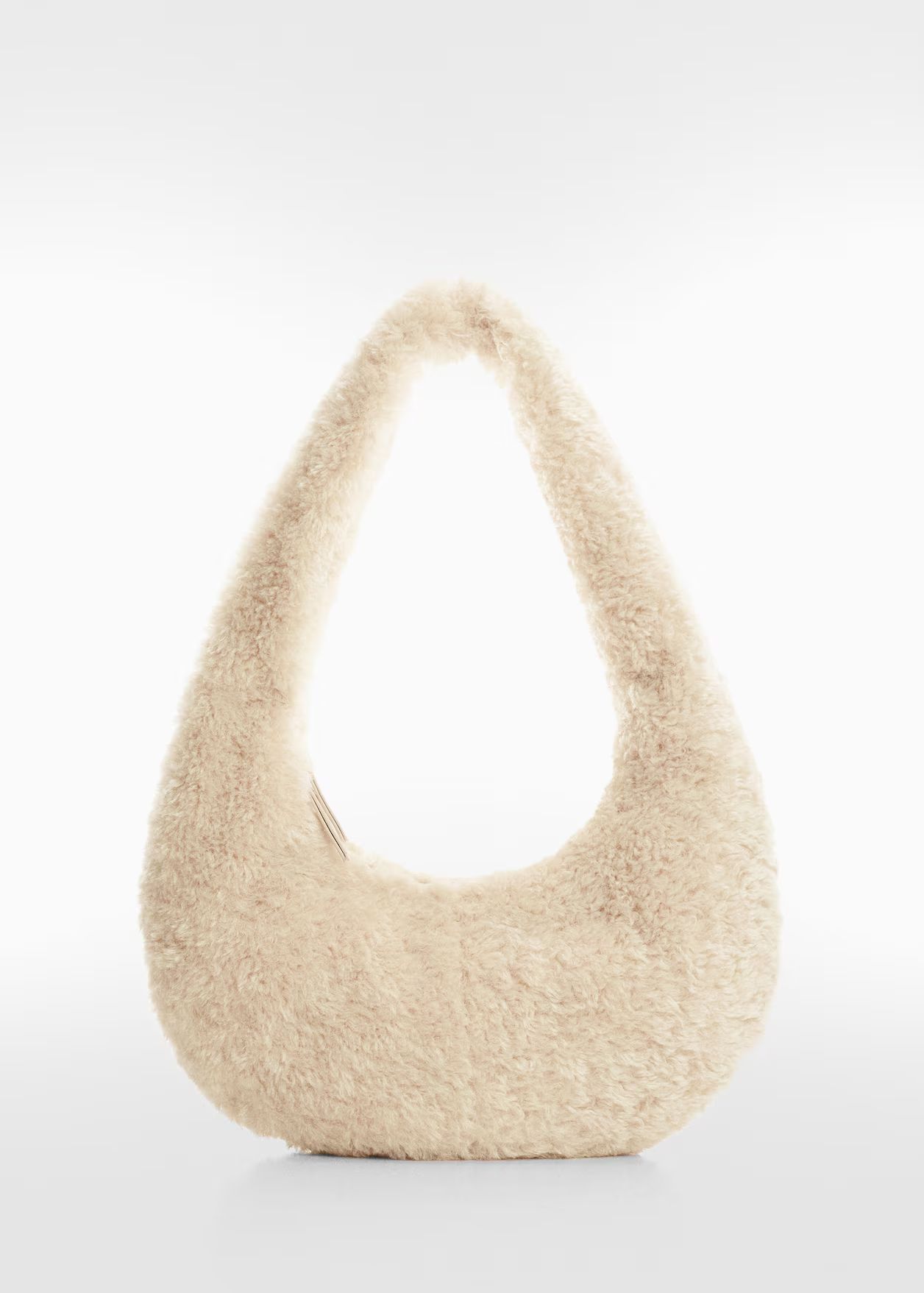Fur-effect shoulder bag -  Women | Mango USA | MANGO (US)