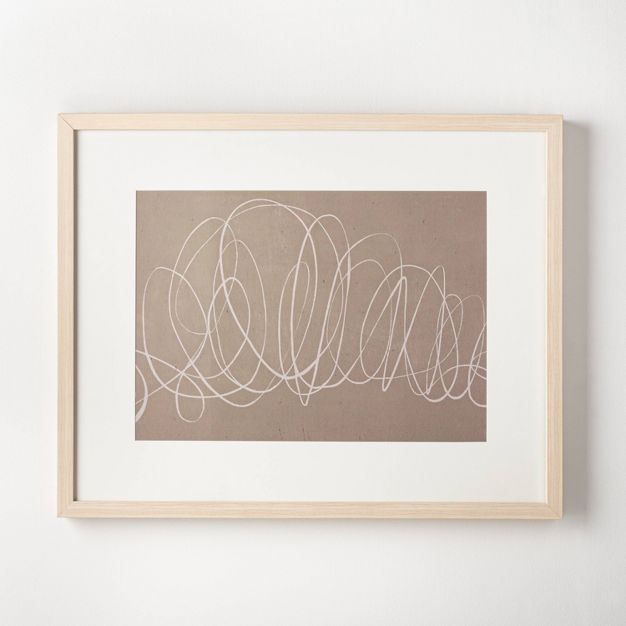 30" x 24" Scribble Art Print - Threshold™ designed with Studio McGee | Target